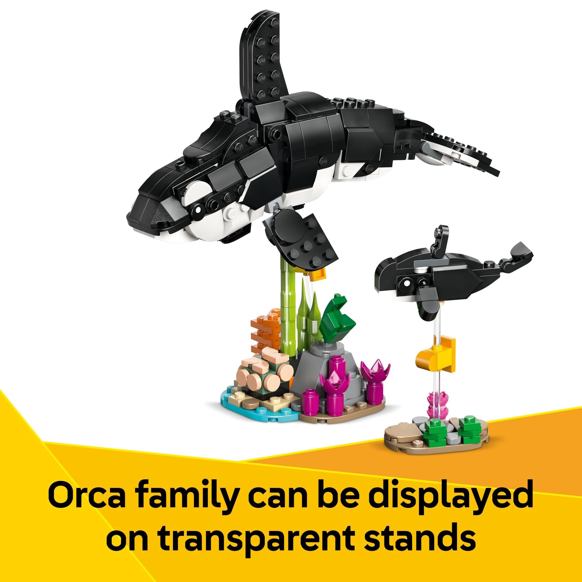 LEGO pingüino sobre base de hielo destacando posabilidad y juego narrativo