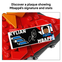 LEGO placa de estadísticas y firma que añade valor memorabilia al set
