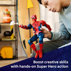 LEGO Spider-Man con minifigura y accesorios, juego ampliado y dinámico
