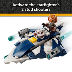LEGO Plo Koon primer plano de colores, muestra fidelidad visual