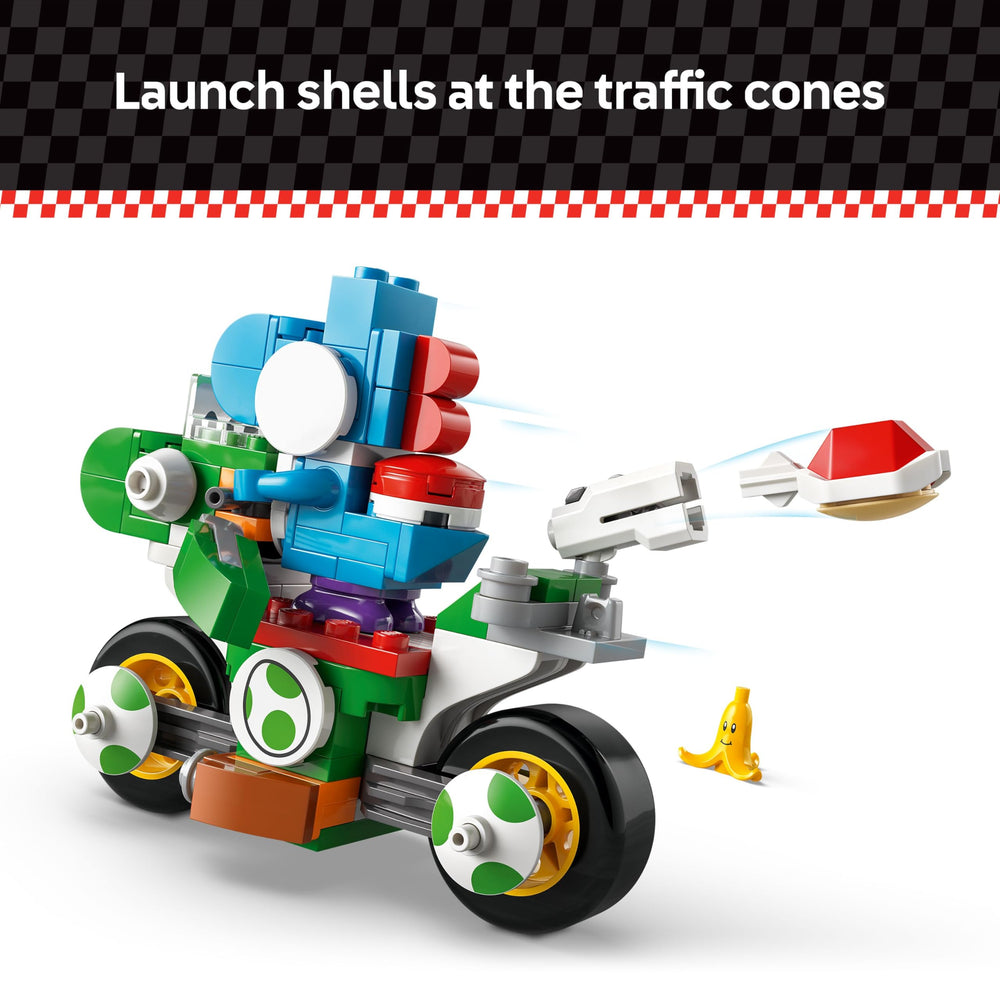 LEGO Super Mario banana y conos de tráfico listos para carreras