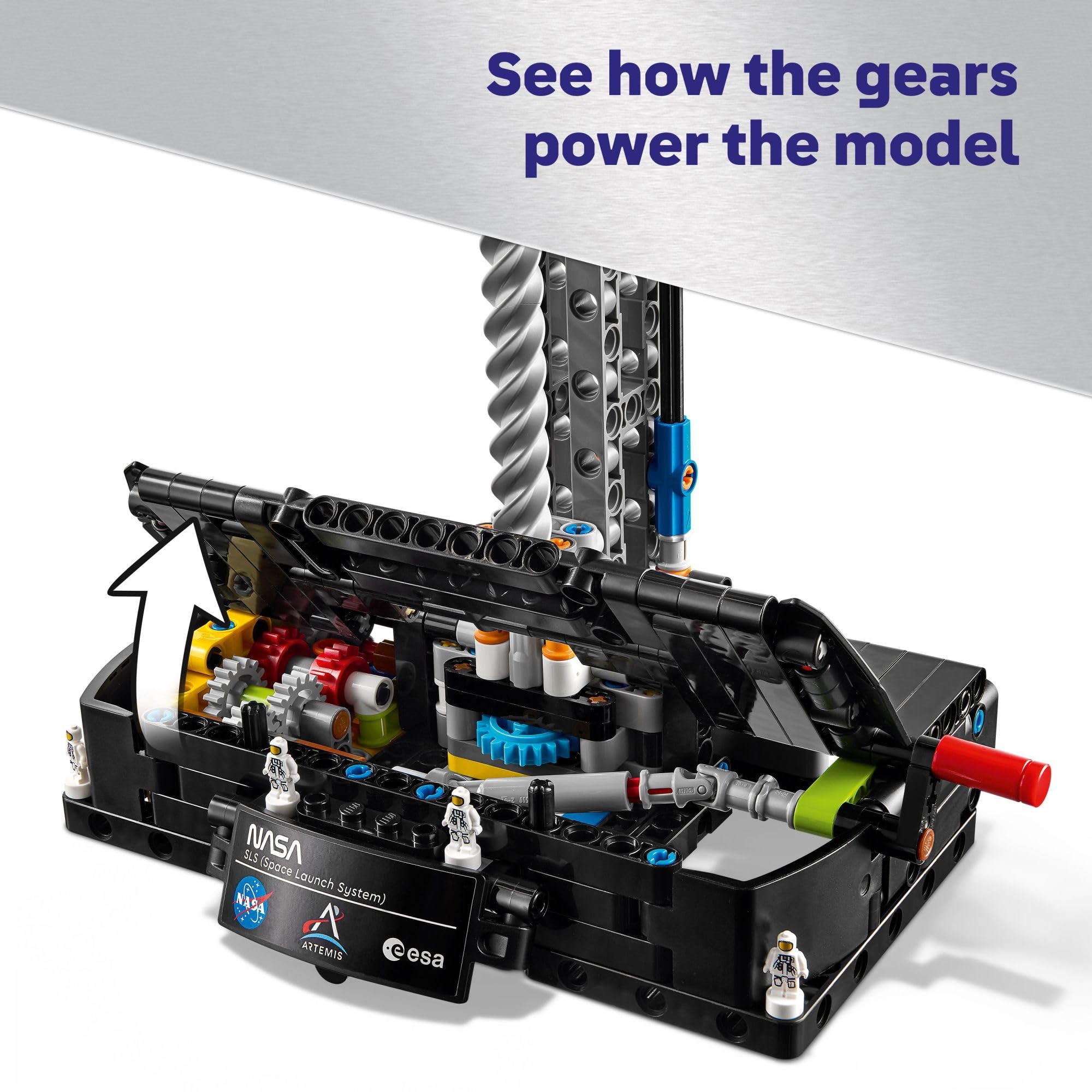 LEGO Technic módulo Orion y sistema de escape mostrando detalle y fidelidad