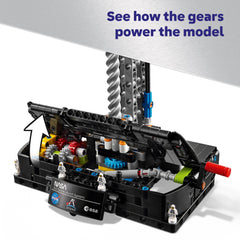 LEGO Technic módulo Orion y sistema de escape mostrando detalle y fidelidad