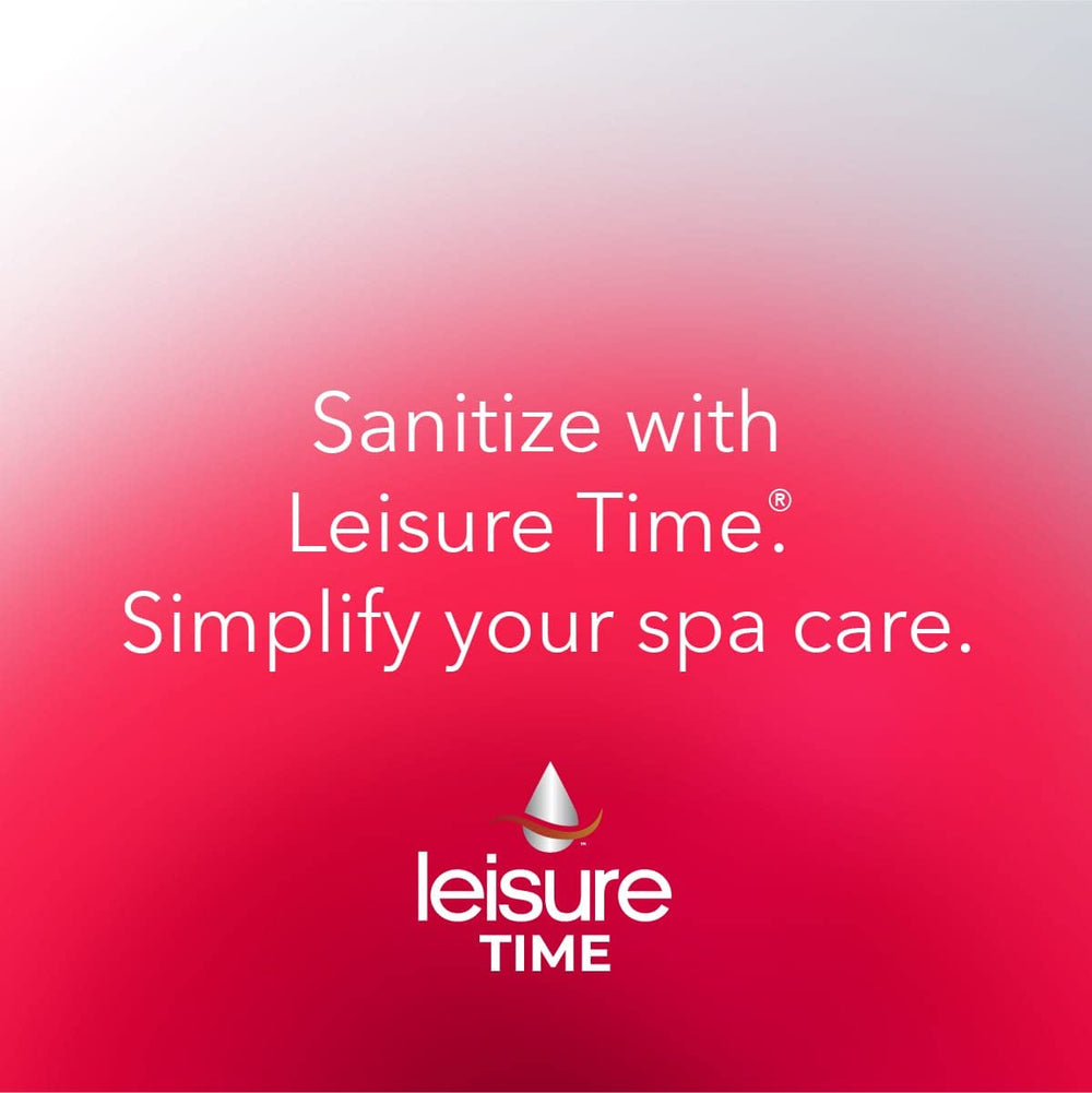 LEISURE TIME RENU2 used beside a backyard spa conveying fresh water and relaxed users