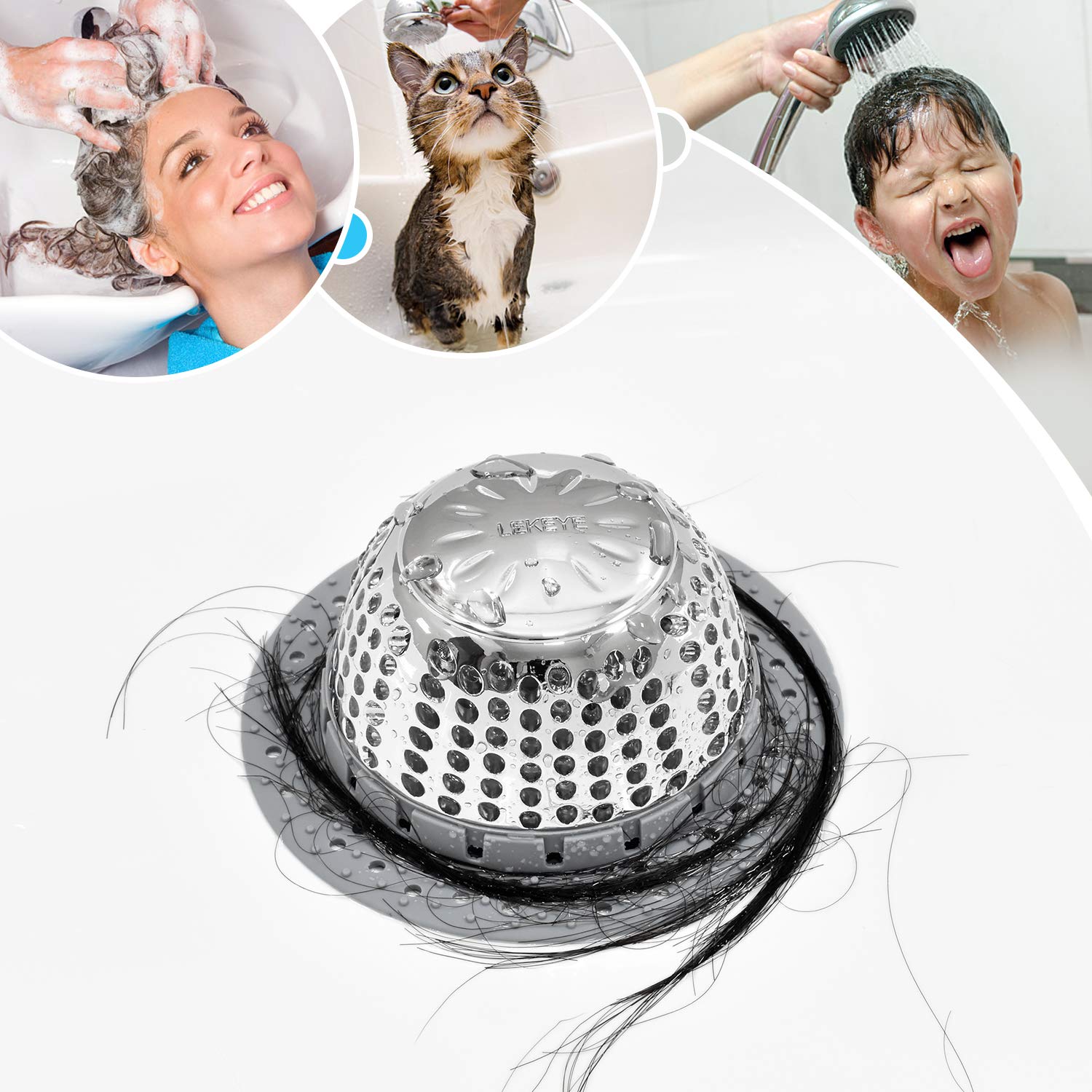 LEKEYE integrado en baño moderno aportando protección y estética elegante