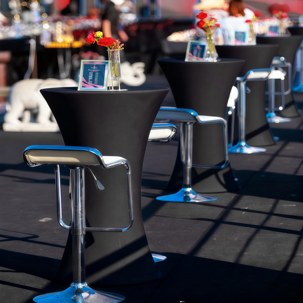 Lemict black tabletop under lights for consistent photography-friendly finish