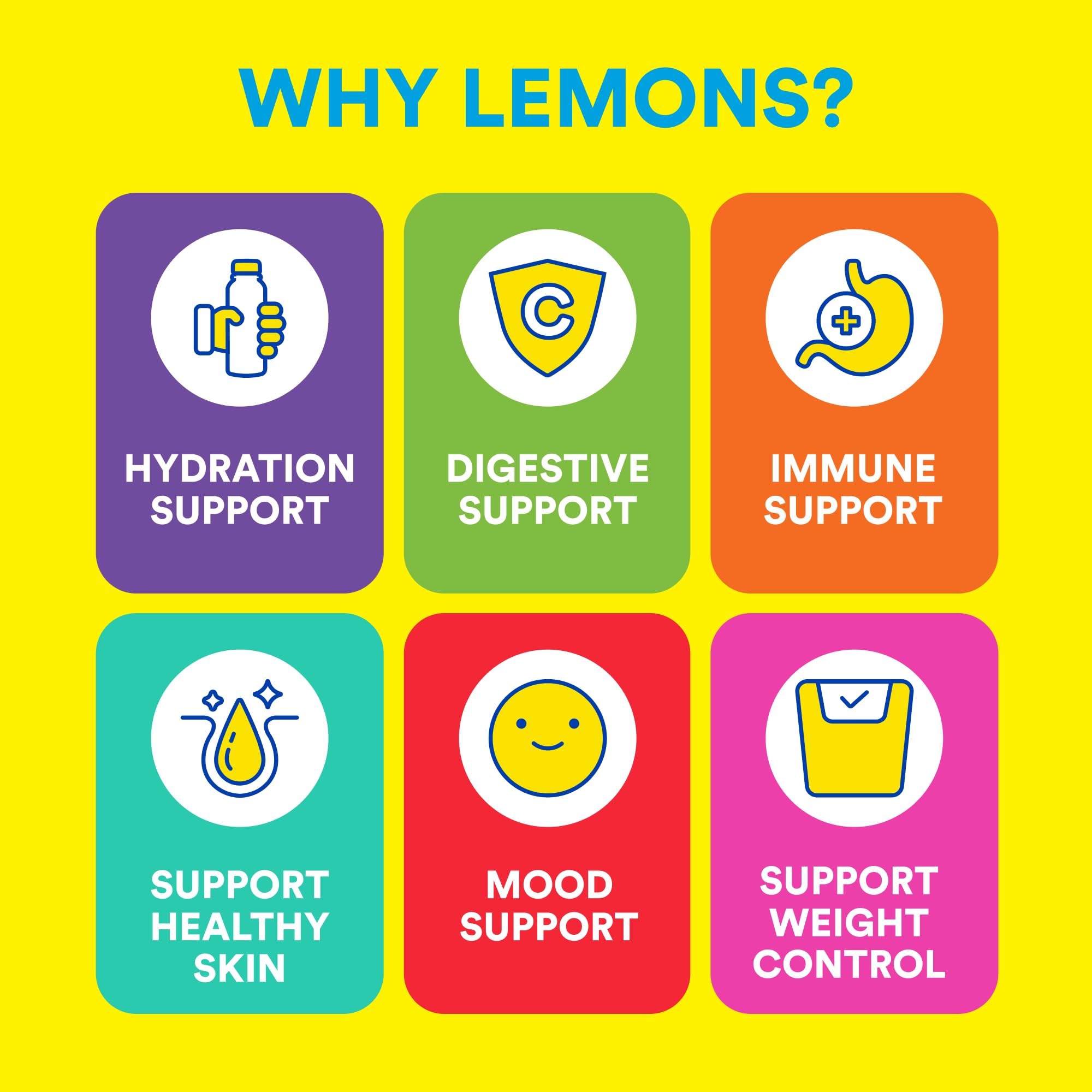 Lemon Perfect botella junto a una regla para comparación de tamaño