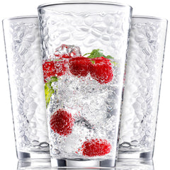 Le'raze vaso frontal del set mostrando su cristal claro y elegante