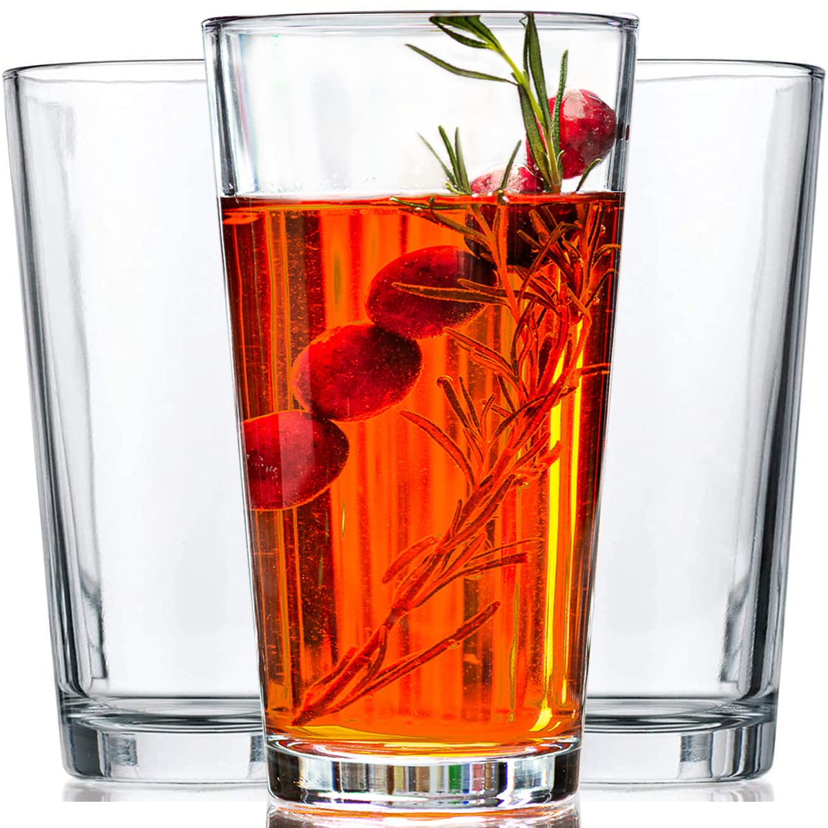Le'raze vaso frontal del set mostrando diseño elegante y capacidad