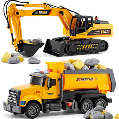 LerBao excavadora frontal mostrando diseño realista y funciones intuitivas
