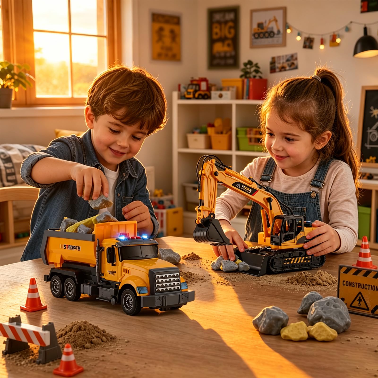 LerBao set en acción con niños jugando, fomentando imaginación y coordinación