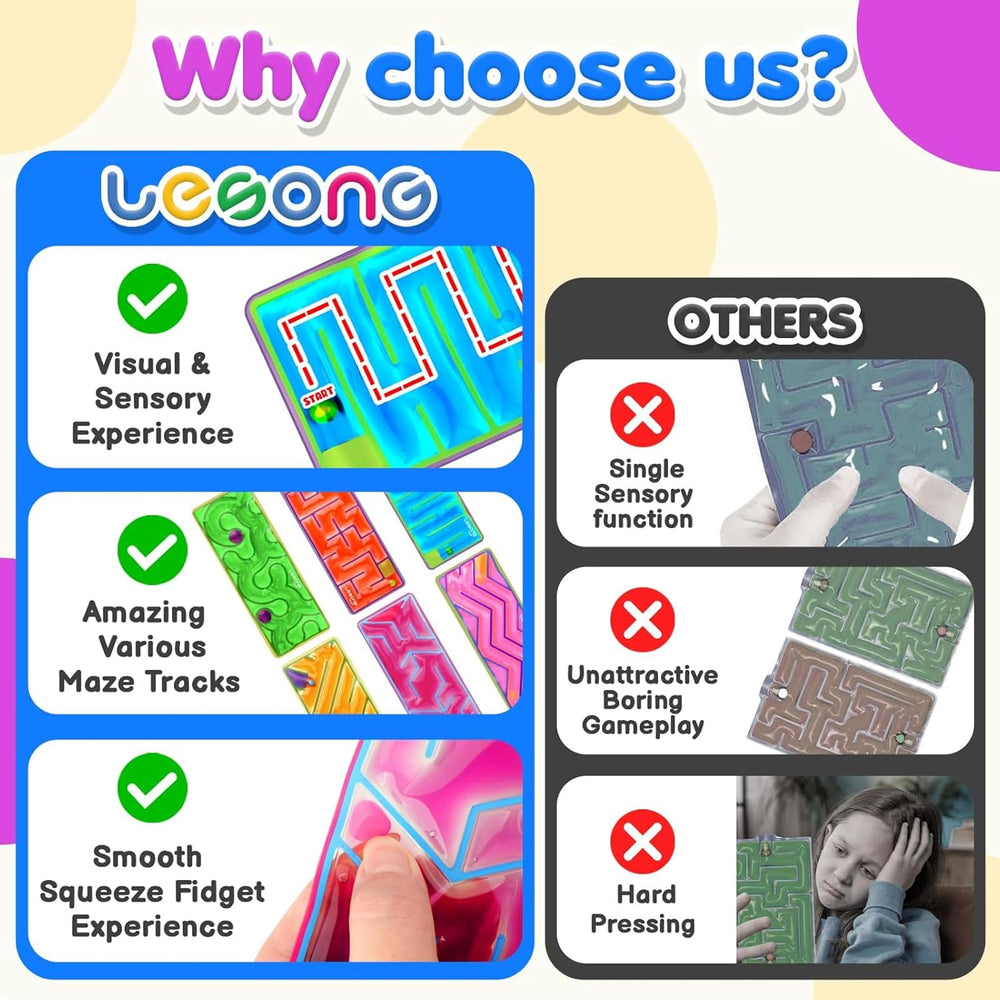 LESONG fidget en mano en uso, ayuda a concentrarse discretamente
