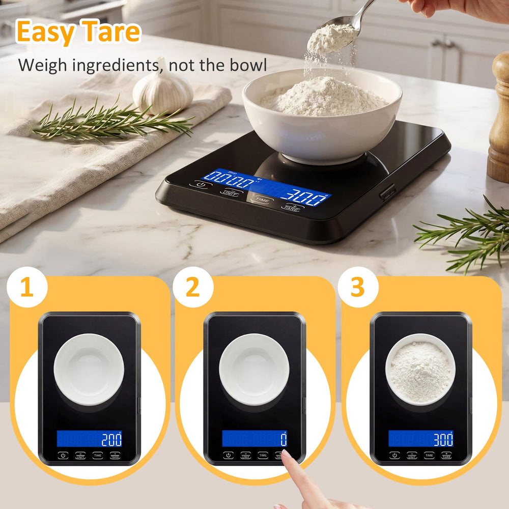 Letron junto a una taza para comparar tamaño y capacidad práctica