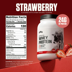 Levels Nutrition primer plano textura del polvo, mezcla homogénea y sin grumos