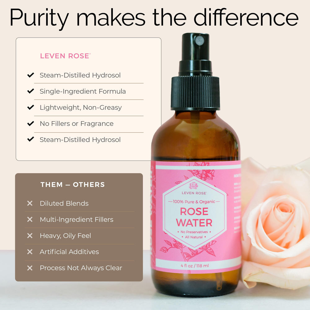 Leven Rose en baño como bruma diaria que aporta luminosidad