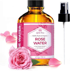 Leven Rose botella frontal mostrando etiqueta clara y pureza