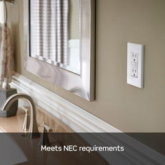 Leviton GFCI LED indicador muestra estado de protección claramente