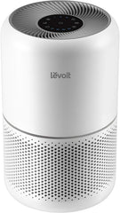 Levoit Core 300-P vista frontal mostrando diseño compacto y limpieza rápida
