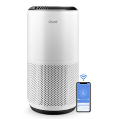 Levoit frontal del Core 400S-P mostrando diseño y flujo de aire limpio
