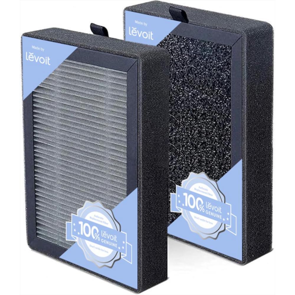 Levoit filtro LV-H128 frontal con empaque, reemplazo original y ajuste perfecto