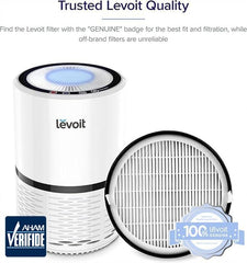 Levoit filtro LV-H132 detalle de la capa HEPA para captura de partículas finas