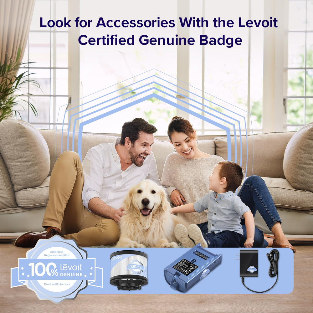 Levoit LVAC-300 en sala moderna, limpieza eficiente y discreta