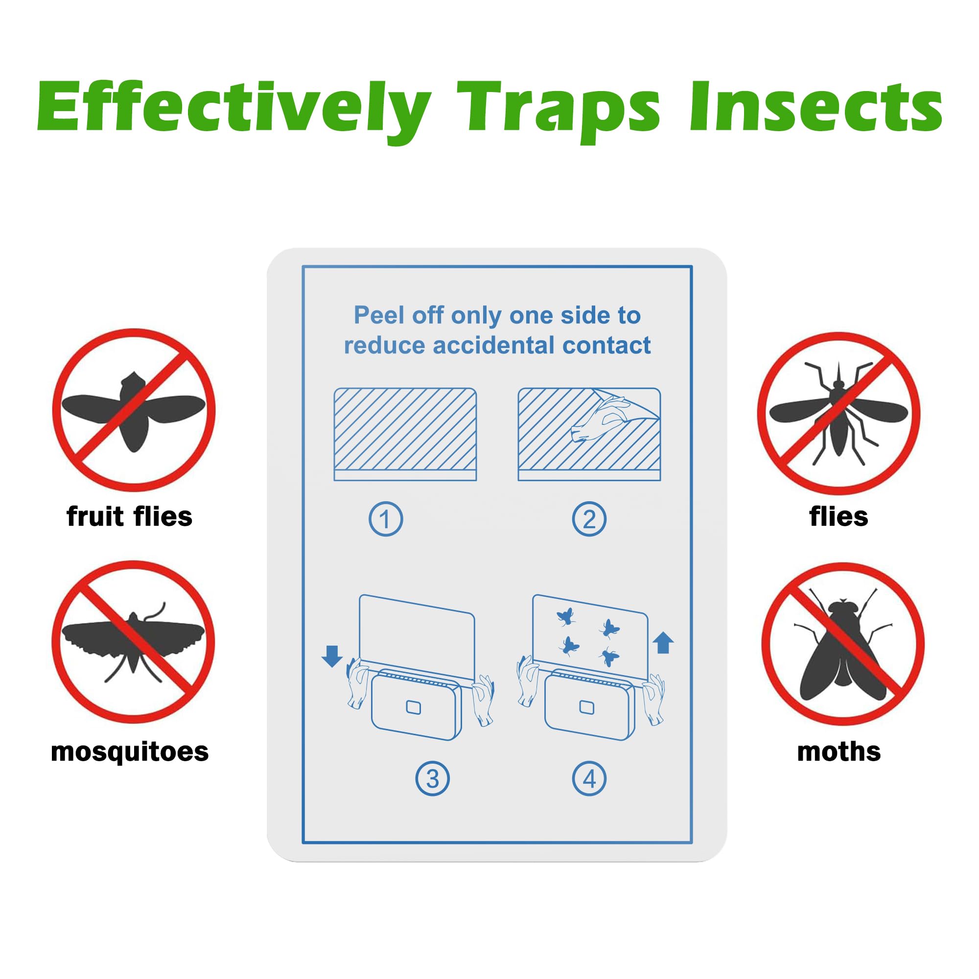 LFSYS trampa plug-in en una cocina, ilustrando uso discreto y control continuo de insectos
