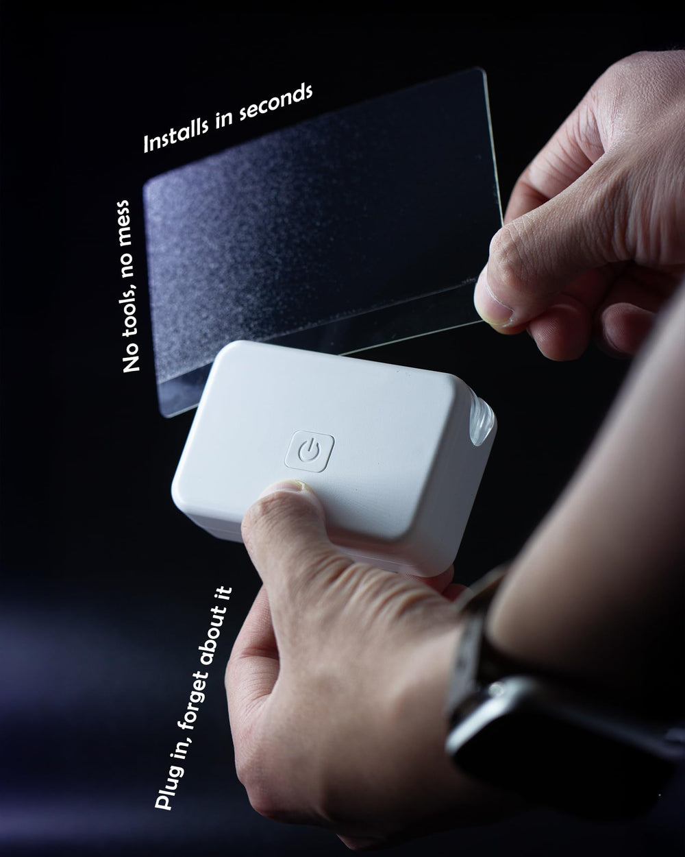 LFSYS comparación de tamaño con mano para visualizar dimensiones prácticas