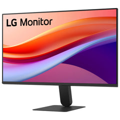 LG 24U411A-B primer plano del bisel casi sin bordes, mejora la concentración