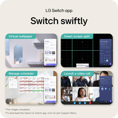 LG primer plano del panel IPS mostrando textura y colores precisos