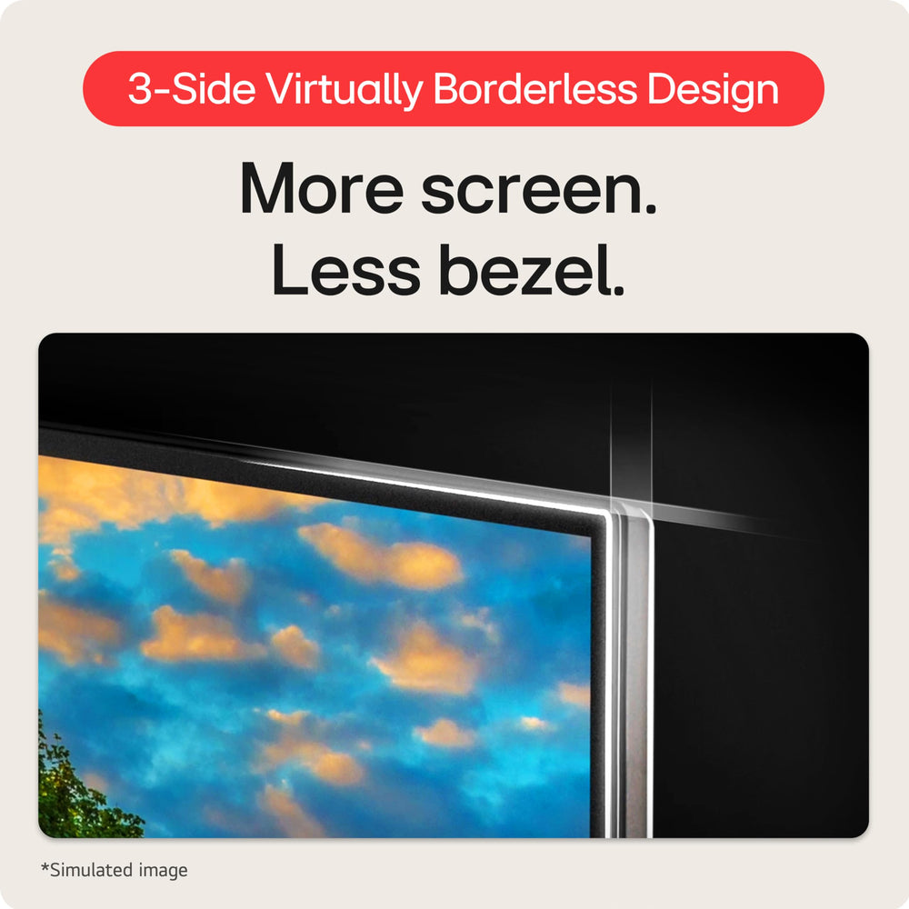 LG vista de puertos HDMI y conectores que facilita conexiones versátiles