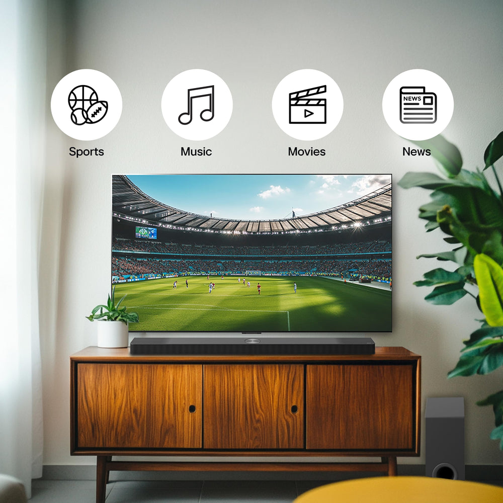 LG S40TR vista de conexiones traseras para instalación sencilla