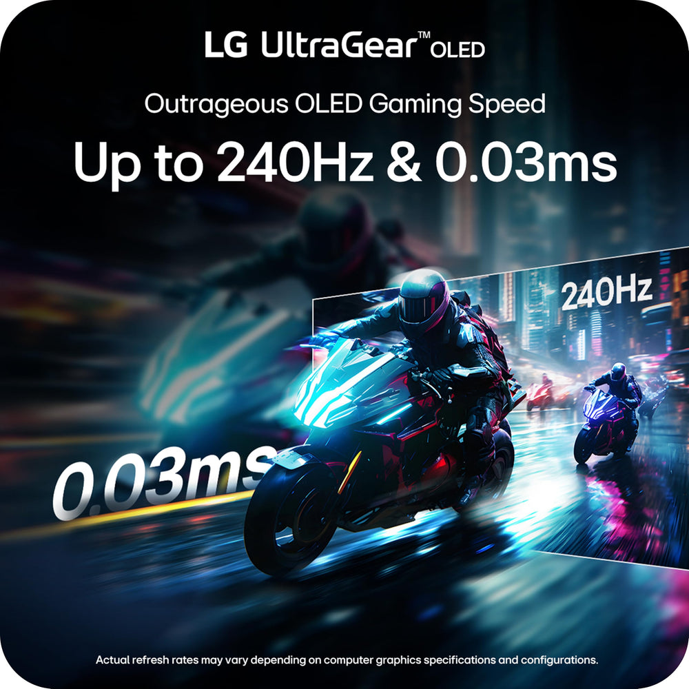 LG UltraGear base ajustable en altura e inclinación para ergonomía
