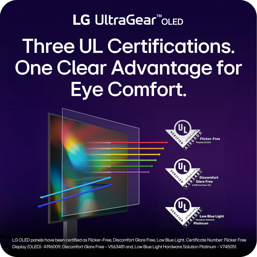 LG UltraGear comparación escala junto a teclado para referencia tamaño