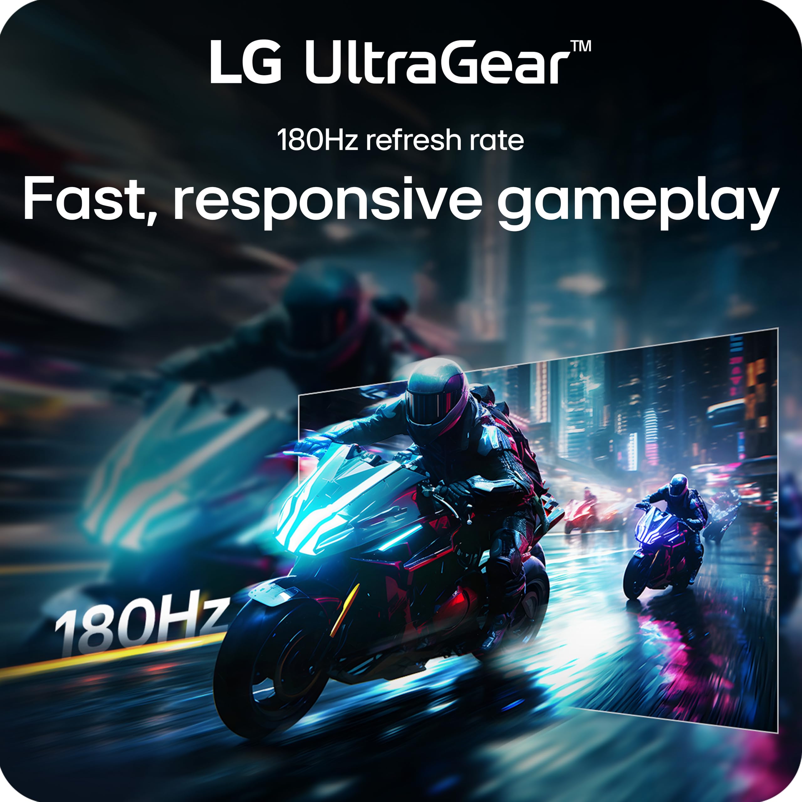 LG UltraGear detalle del panel VA mostrando colores vivos y contraste