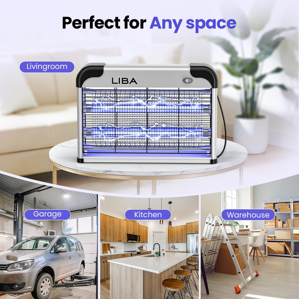 LiBa in a kitchen lifestyle scene demonstrating discreet, chemical-free indoor pest control