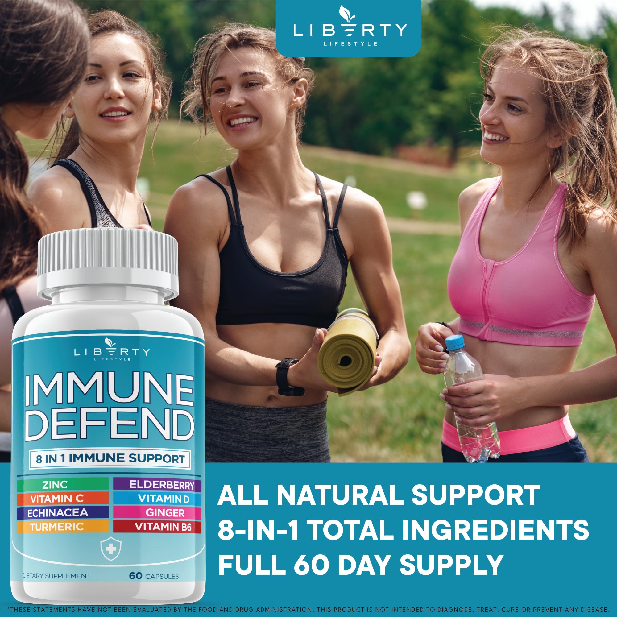 Liberty Lifestyle cápsula junto a un desayuno para uso diario práctico
