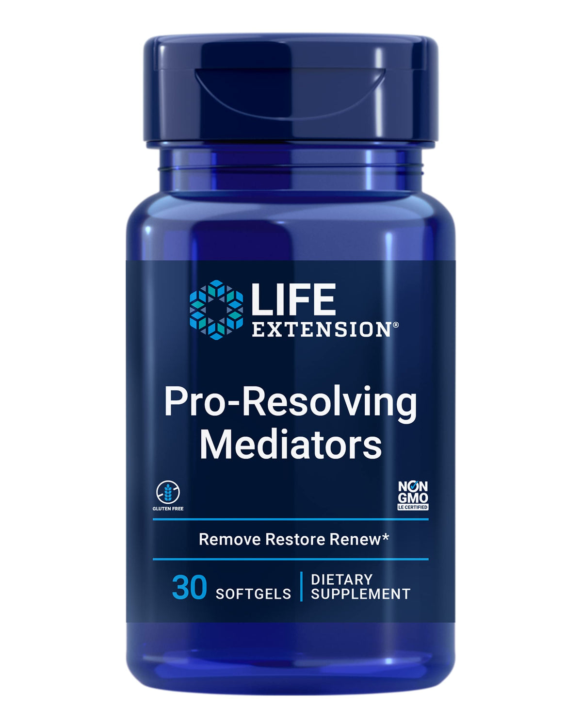 Life Extension envase frontal del producto mostrando la marca y la denominación