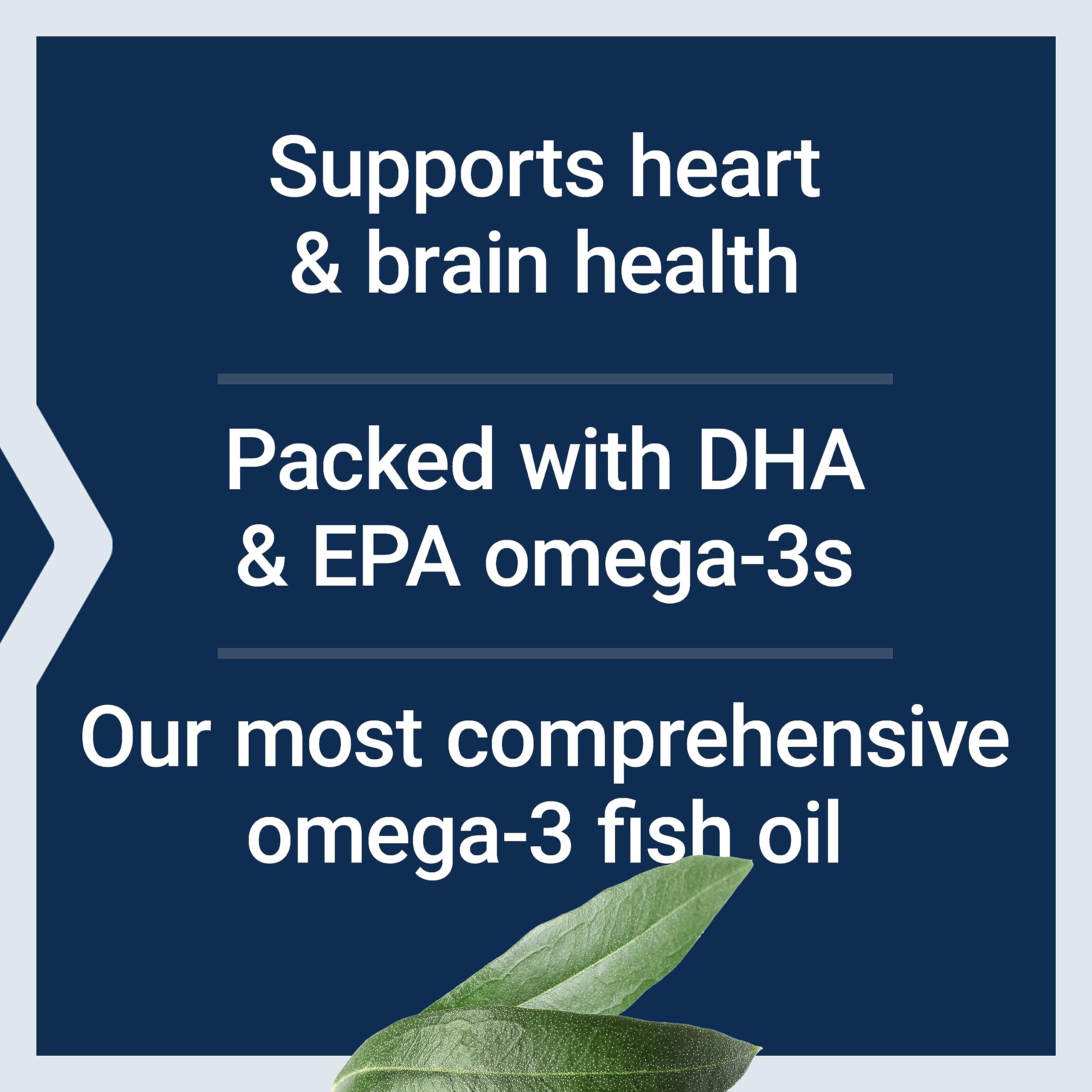 Life Extension aceites de krill y pescado ilustrando fuentes de omega-3