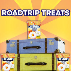 Life Savers caramelos en un cuenco servidos en una mesa, ideal para reuniones y compartir