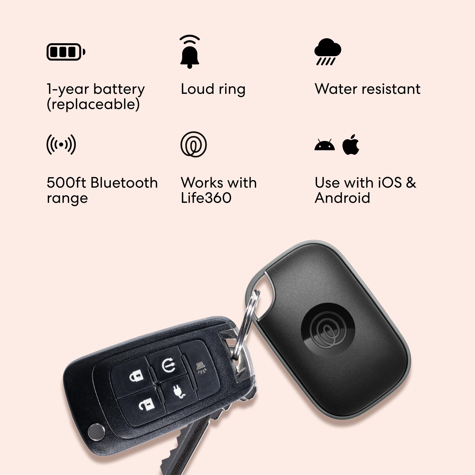 Life360 Tile Pro en escena nocturna, Life360 aumenta seguridad y visibilidad
