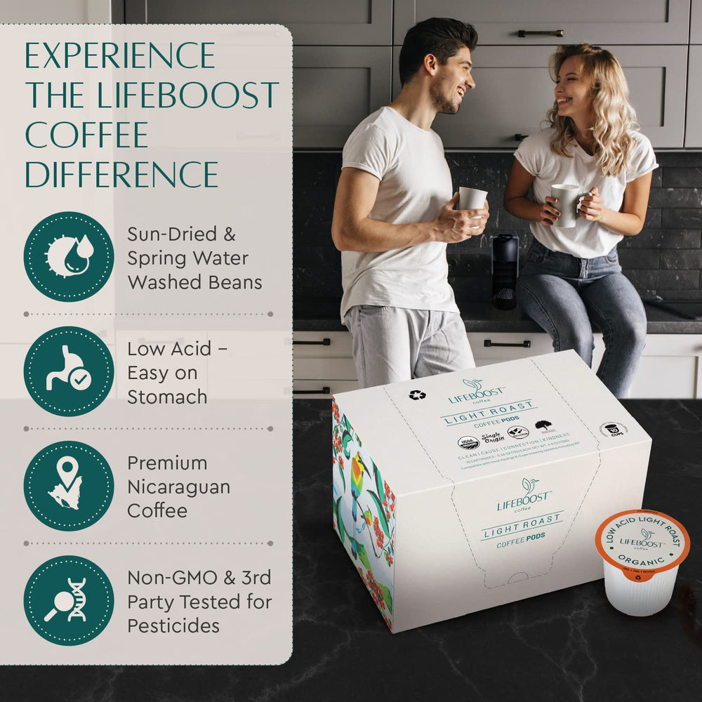 LIFEBOOST granos seleccionados a mano con textura que promete sabor puro