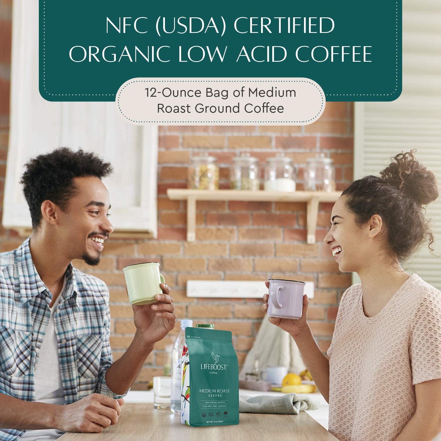 LIFEBOOST etiqueta con certificaciones USDA y pruebas de terceros para confianza