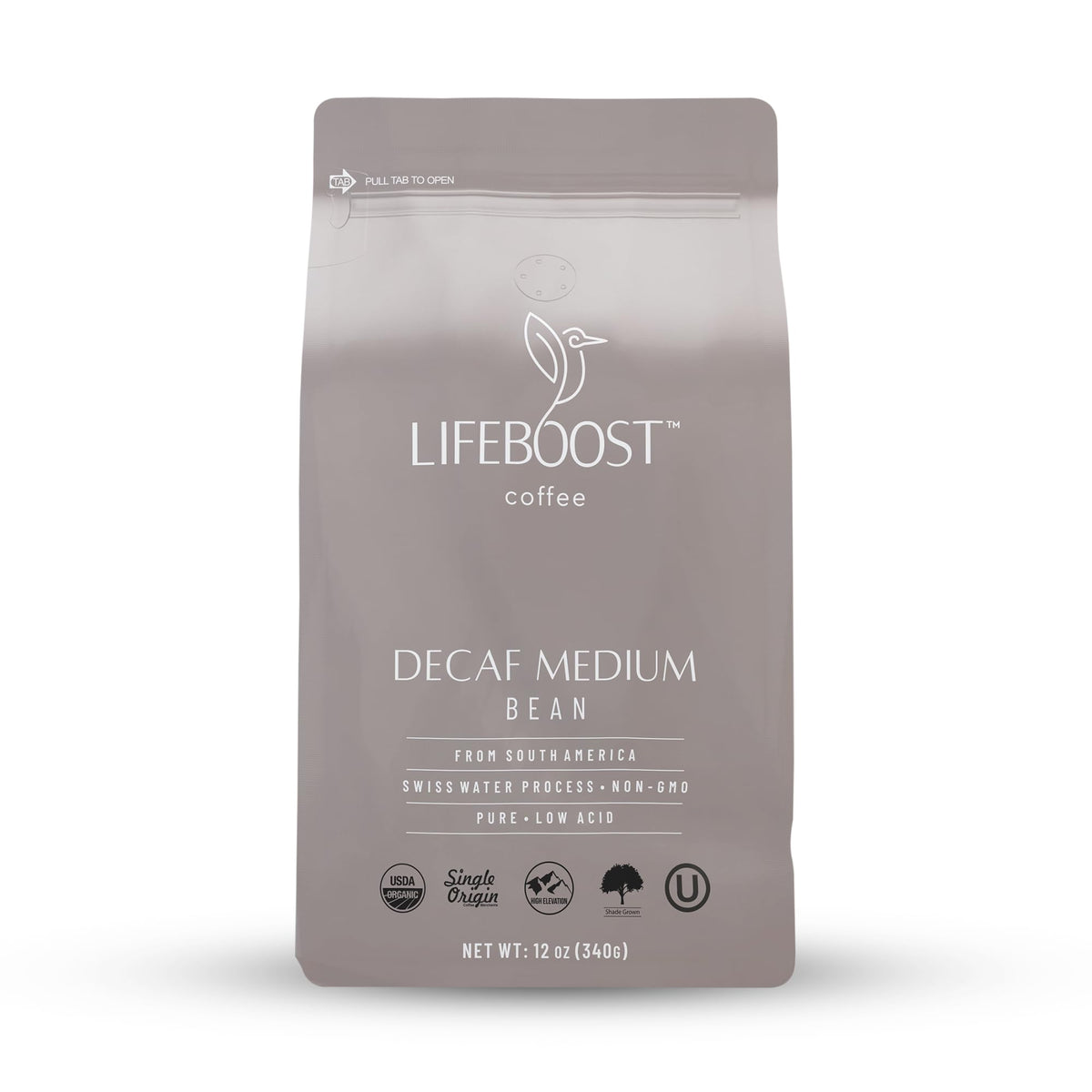 Lifeboost frente del empaque mostrando la bolsa y beneficios