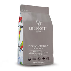 Lifeboost frente del paquete mostrando sello orgánico y diseño claro