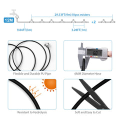 lifeegrn adaptador de latón 3/4" conectado al grifo para instalación rápida
