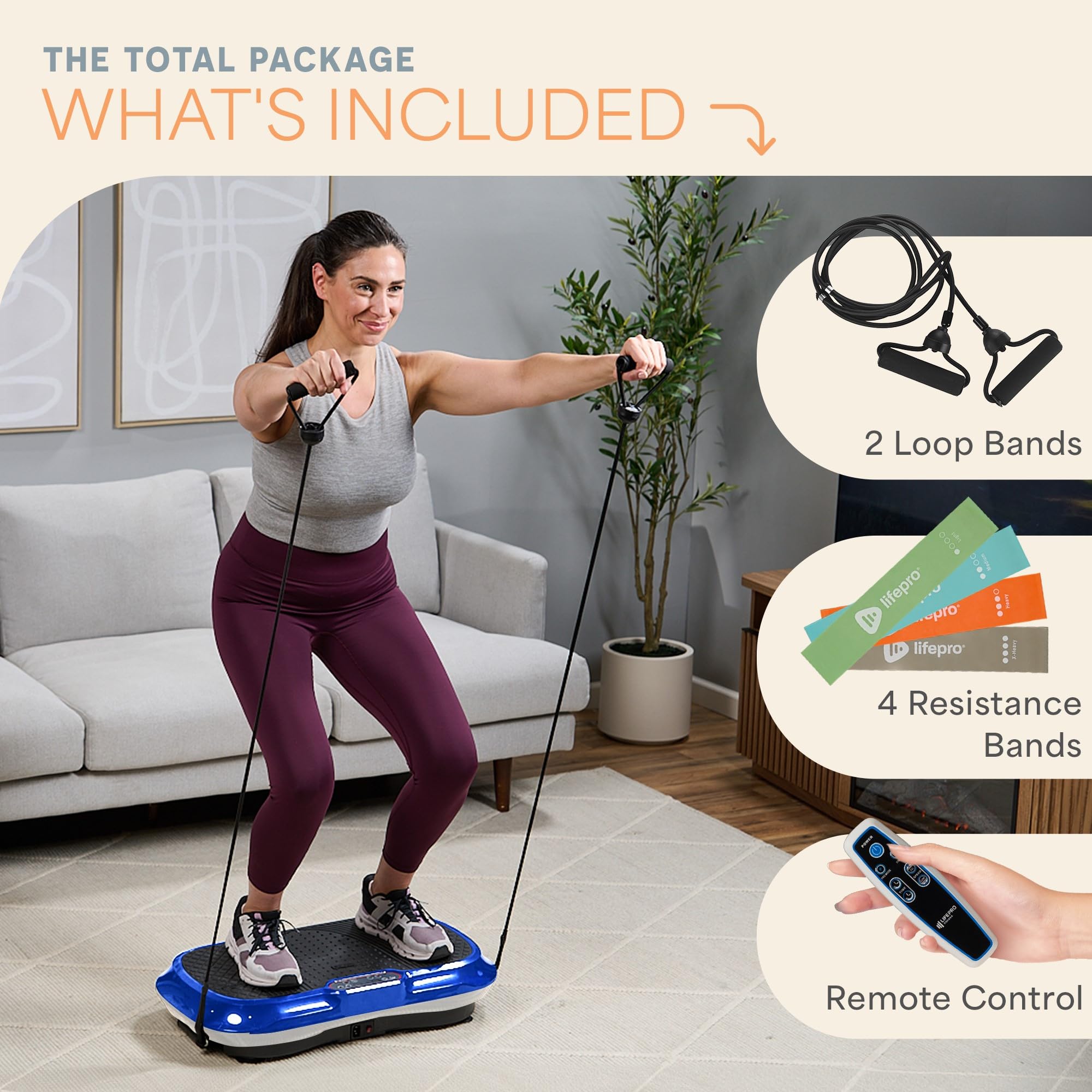 LifePro Waver guardada bajo la cama demostrando fácil almacenamiento