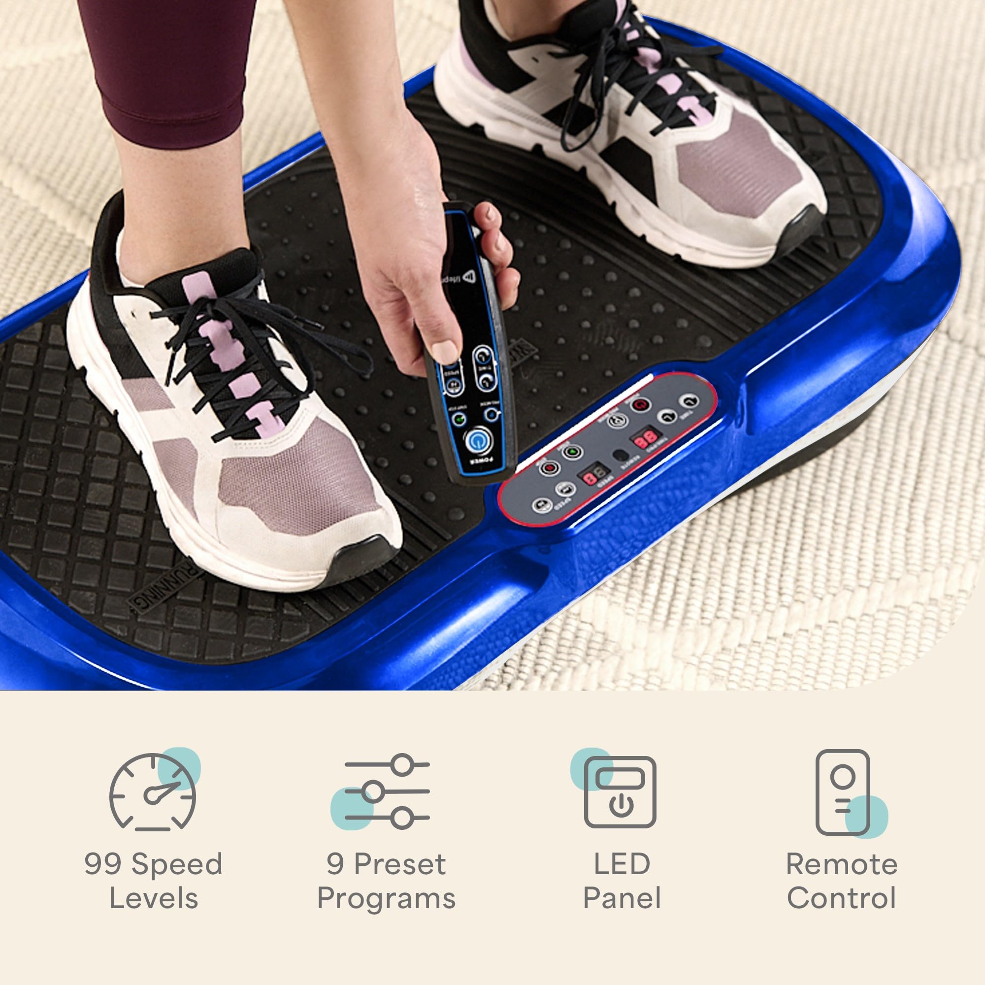 LifePro Waver panel y control remoto para ajustes rápidos y precisos