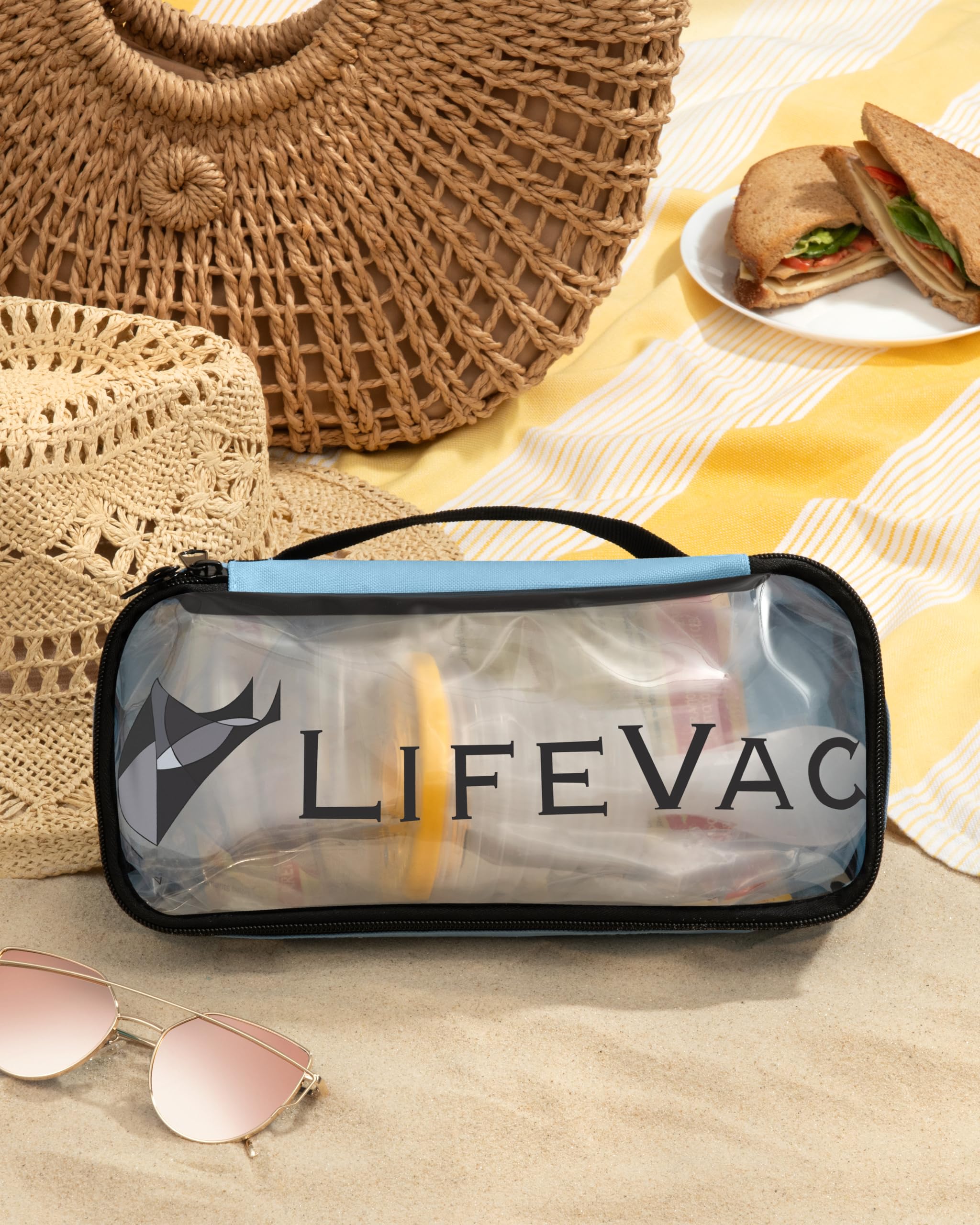 LifeVac empaque compacto ideal para llevar en viajes y guardarlo fácilmente