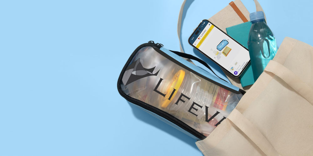 LifeVac instrucciones visuales impresas en el kit para uso inmediato